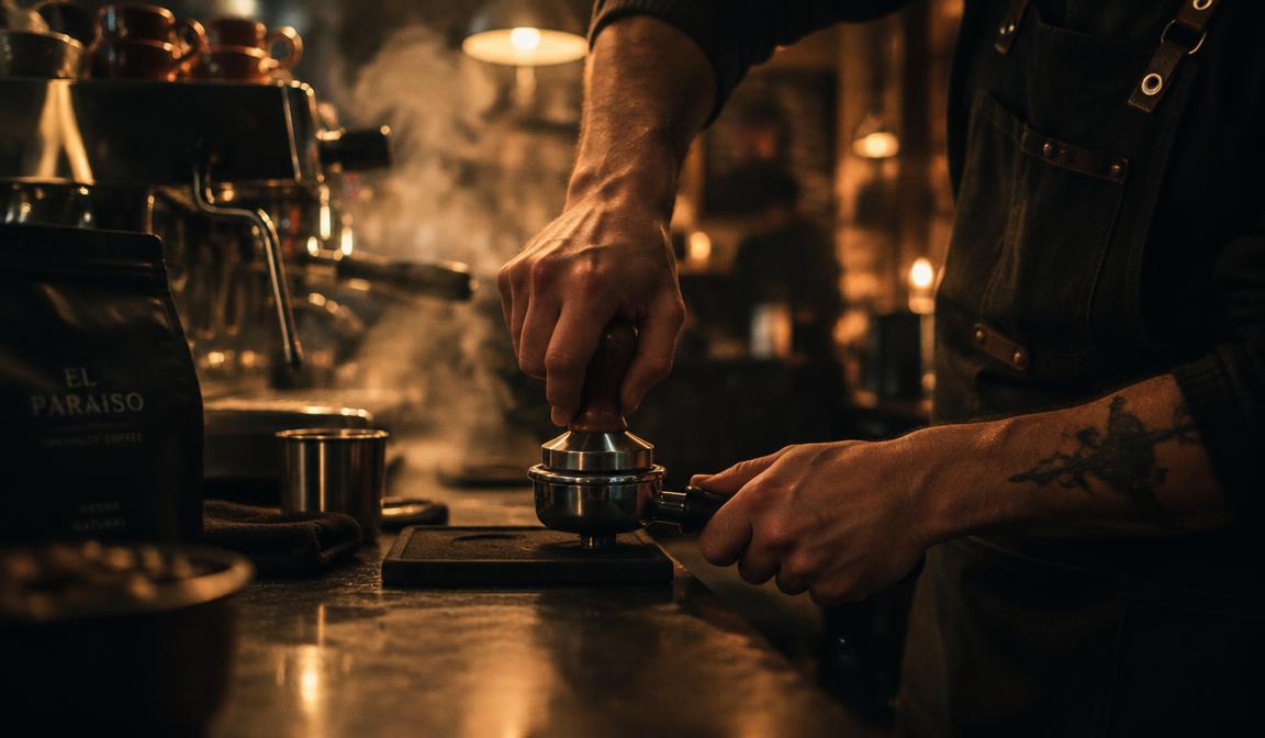 Video IA de un barista