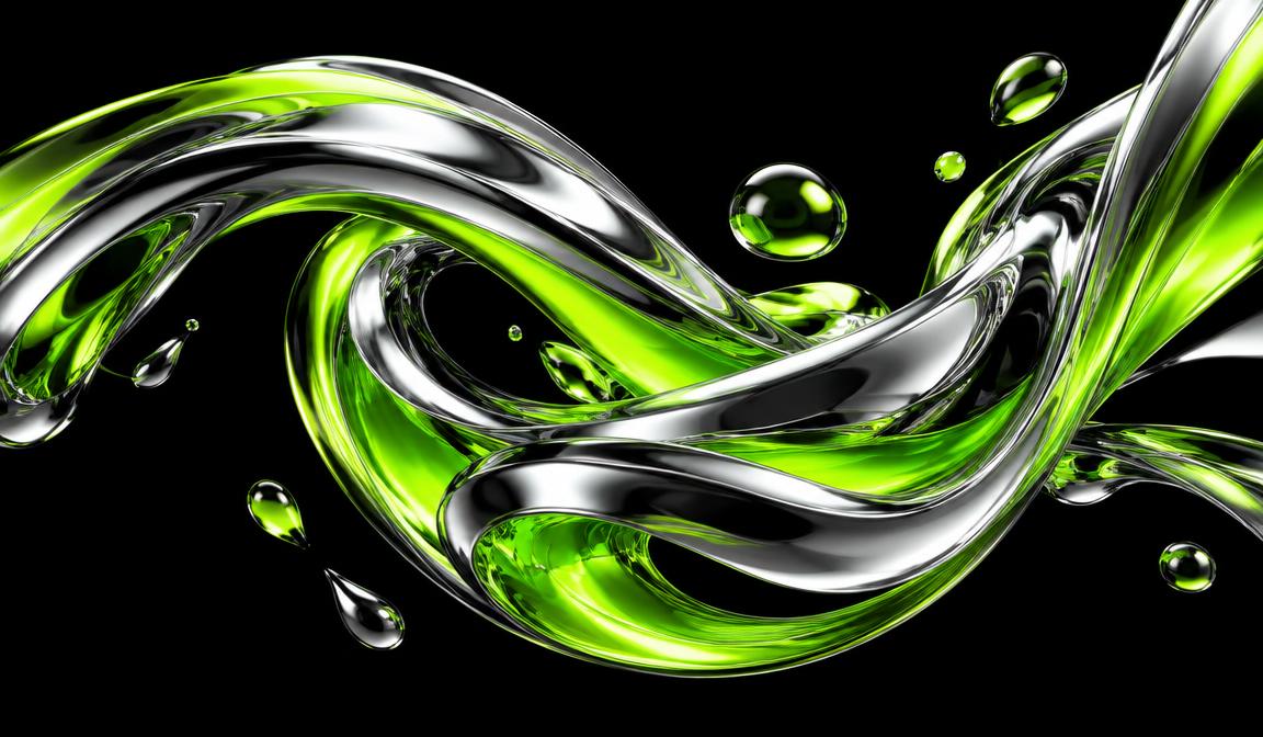 Video IA de fluido abstracto